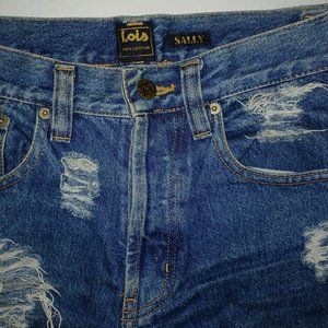 LOIS SALLY DISTRESSED JEANS